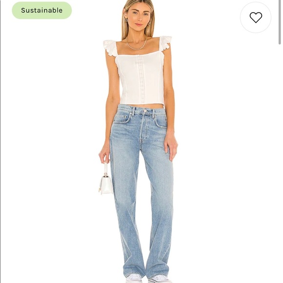 NWT $59 BB Dakota Sweetest Thing Top in Ivory Small Revolve Shopbop - Picture 5 of 15